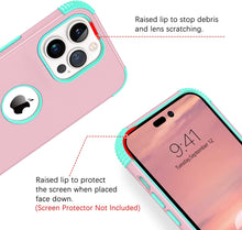 Load image into Gallery viewer, iPhone 14 Pro Max Women-Girls Heavy Duty 2 in 1 Rugged Shockproof Case - Redpepper Cases