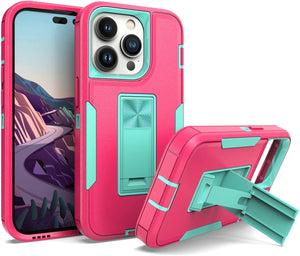 iPhone 14 Pro Military Grade Drop Protection Kick Stand Case - Redpepper Cases