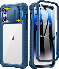 Load image into Gallery viewer, iPhone 14 Pro Slide Camera Cover &amp; Built in Screen Protector Heavy Duty Case - Redpepper Cases