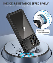 Load image into Gallery viewer, iPhone 14 Pro Slide Camera Cover &amp; Built in Screen Protector Heavy Duty Case - Redpepper Cases