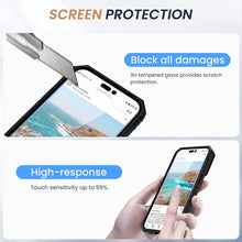 Load image into Gallery viewer, iPhone 14 Pro Slide Camera Cover Ring Stand Heavy Duty Rugged Bumper Case - Redpepper Cases