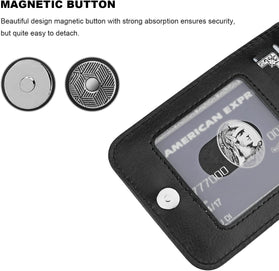 iPhone 14 Pro Wallet Credit Card Holder Flip Leather Magnetic Clasp Kickstand Heavy Duty Case - Redpepper Cases
