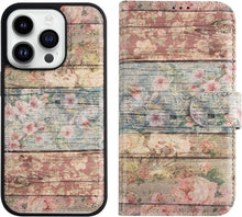 Load image into Gallery viewer, iPhone 14 Pro Wallet Detachable Flip Folio 4 Card Slots Holder Leather Magnetic Kickstand Case - Redpepper Cases