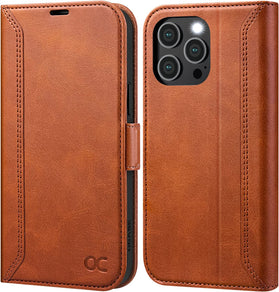 iPhone 14 Pro Wallet Leather Flip Card Holder Case - Redpepper Cases
