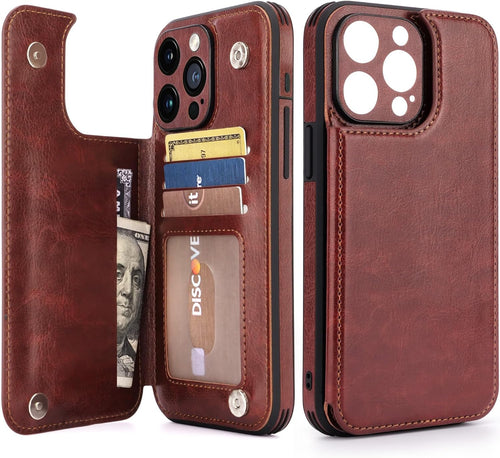 iPhone 15 Pro Max Case Card Holder Flip Cell Phone Cases 6.7