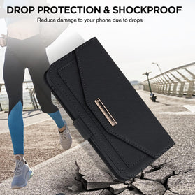 iPhone 15 Pro Max Wallet Case Shoulder Strap - Redpepper Cases