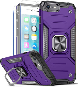 iPhone 7/8 Military Grade Kickstand Ring Case - Redpepper Cases