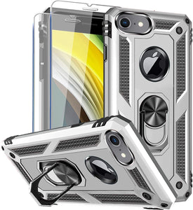 iPhone 7/8 Military Grade Kickstand Ring Case - Redpepper Cases