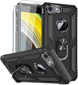 iPhone 7/8 Military Grade Kickstand Ring Case - Redpepper Cases