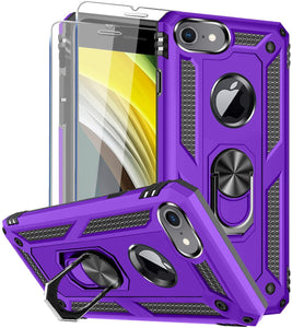 iPhone 7/8 Military Grade Kickstand Ring Case - Redpepper Cases