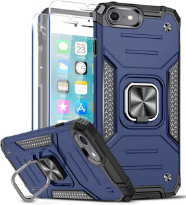 iPhone 7/8 Military Grade Kickstand Ring Case - Redpepper Cases