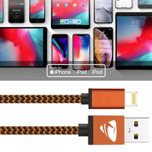 Load image into Gallery viewer, iPhone Charger Cable Aioneus iPhone Charging Cord 6ft 3Pack Colorful - Redpepper Cases