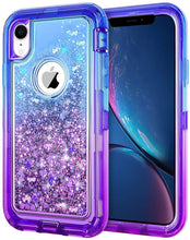 Load image into Gallery viewer, iPhone XR Glitter Bling Sparkle Heavy Duty Shockproof Case - Redpepper Cases