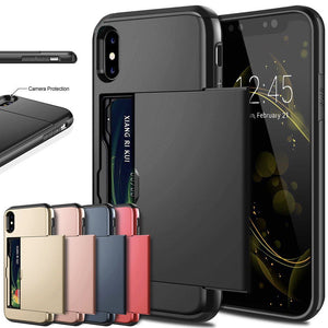 iPhone X/XS Max/XR Wallet Card Case - Cover for iPhone 7/8 Plus - Redpepper Cases