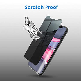 JETech Privacy Screen Protector for iPhone 11 and iPhone XR 6.1-Inch, Anti Spy Tempered Glass Film, 2-Pack - Redpepper Cases
