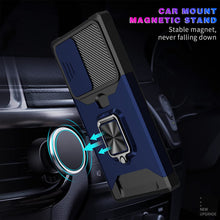 Load image into Gallery viewer, Kickstand Case for Samsung Galaxy S22 Ultra, Slide Camera Cover Heavy Duty - Redpepper Cases