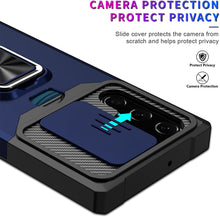 Load image into Gallery viewer, Kickstand Case for Samsung Galaxy S22 Ultra, Slide Camera Cover Heavy Duty - Redpepper Cases