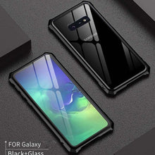Load image into Gallery viewer, Luxury Aluminum Metal Armor Cover Case For Samsung Galaxy S10 Plus S10 E S10 Slim Frame Shell Bumper Back Clear Glass KS0007 - Redpepper Cases
