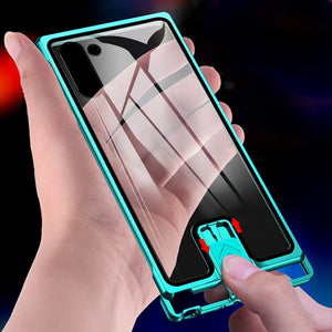 Luxury Metal Bumper Cover For Samsung Note 10 Plus Case Shockproof Tempered Glass Coque For Samsung S10 Plus S10 Case Note 10 Plus Phone Shell - Redpepper Cases