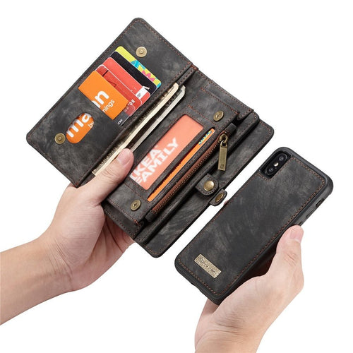 Luxury Wallet with Credit Card Slot Phone Case For iPhone X/XR/Xs MAX/7/7/8 Plus - Redpepper Cases