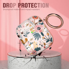 Load image into Gallery viewer, Maxjoy Compatible AirPods Case Cover, Flower Cute Air Pod 2 Case - Redpepper Cases