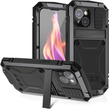 Load image into Gallery viewer, Military Heavy Duty Sturdy Protector Cover Hard Case for 15 Plus Black - Redpepper Cases