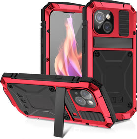 Military Heavy Duty Sturdy Protector Cover Hard Case for 15 Plus Black - Redpepper Cases