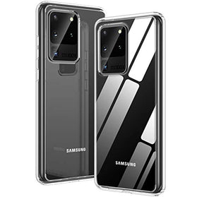 Miracase Case for Galaxy S20 Ultra Cases (2020) Original Phone Touch Feeling -Crystal Clear TPU Cushion/Hybrid 6H Hard Back Scratch Defend/Reinforced Corner Protection Cover for Samsung 6.9'' - Redpepper Cases