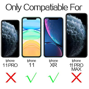 Mkeke Compatible with iPhone XR Screen Protector, iPhone 11 Screen Protector,Tempered Glass Film for Apple iPhone XR & iPhone 11, 3-Pack Clear - Redpepper Cases