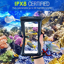 Load image into Gallery viewer, MoKo Floating Waterproof Phone Pouch, Floatable Phone Case Dry Bag with Lanyard Armband Compatible with iPhone 11/11 Pro, X/Xs/Xr/Xs Max, 8/7/6s Plus, Samsung S10/S9/S8 Plus, S10e, S20, Note 10 - Redpepper Cases