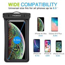 Load image into Gallery viewer, MoKo Floating Waterproof Phone Pouch, Floatable Phone Case Dry Bag with Lanyard Armband Compatible with iPhone 11/11 Pro, X/Xs/Xr/Xs Max, 8/7/6s Plus, Samsung S10/S9/S8 Plus, S10e, S20, Note 10 - Redpepper Cases
