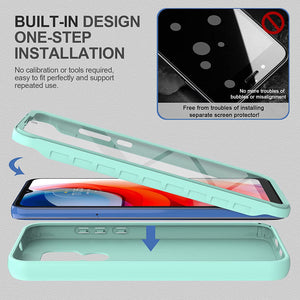Moto G Play Case Built-in Screen Protector, Shockproof Cover Case Protective Phone Case - Redpepper Cases