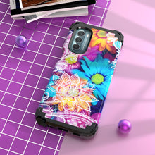 Load image into Gallery viewer, Moto G Stylus Case Tempered Glass Screen Protector Case Flower - Redpepper Cases