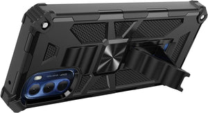 Motorola Edge Plus Case, Moto Edge Tempered Glass Protector Black Marble - Redpepper Cases