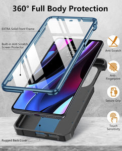Motorola Edge Plus Motorola Edge Plus 5G UW 2022 Case Phone Case - Blue - Redpepper Cases