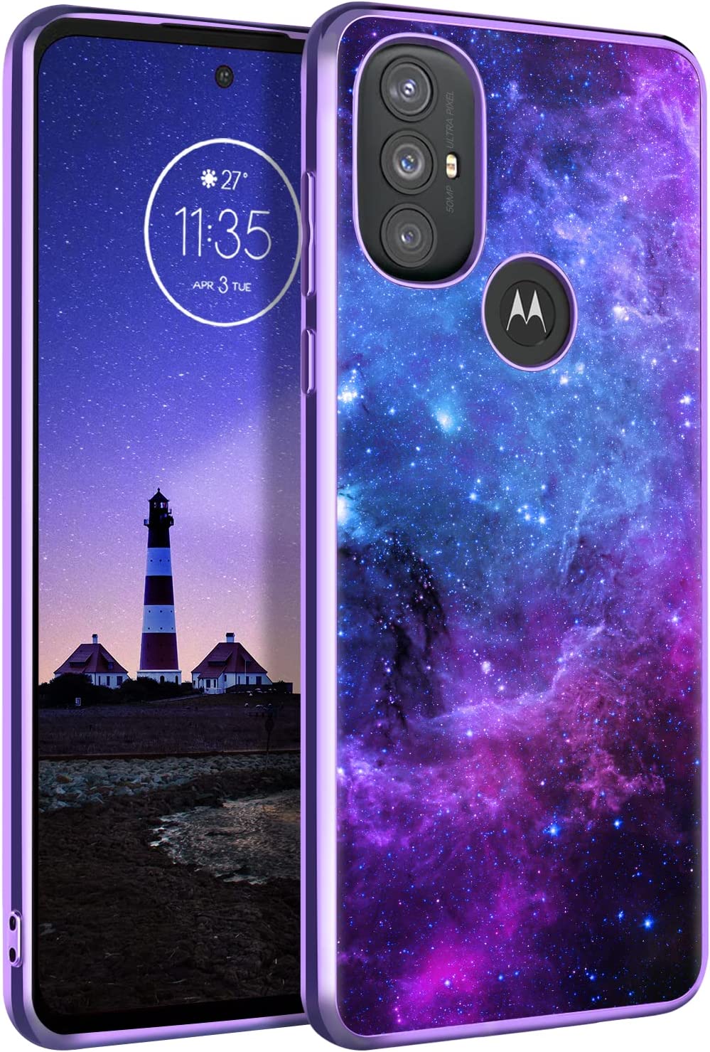 Motorola Moto G Power Case 6.5 Inch Glow in The Dark Noctilucent Luminous Space Cases - Redpepper Cases