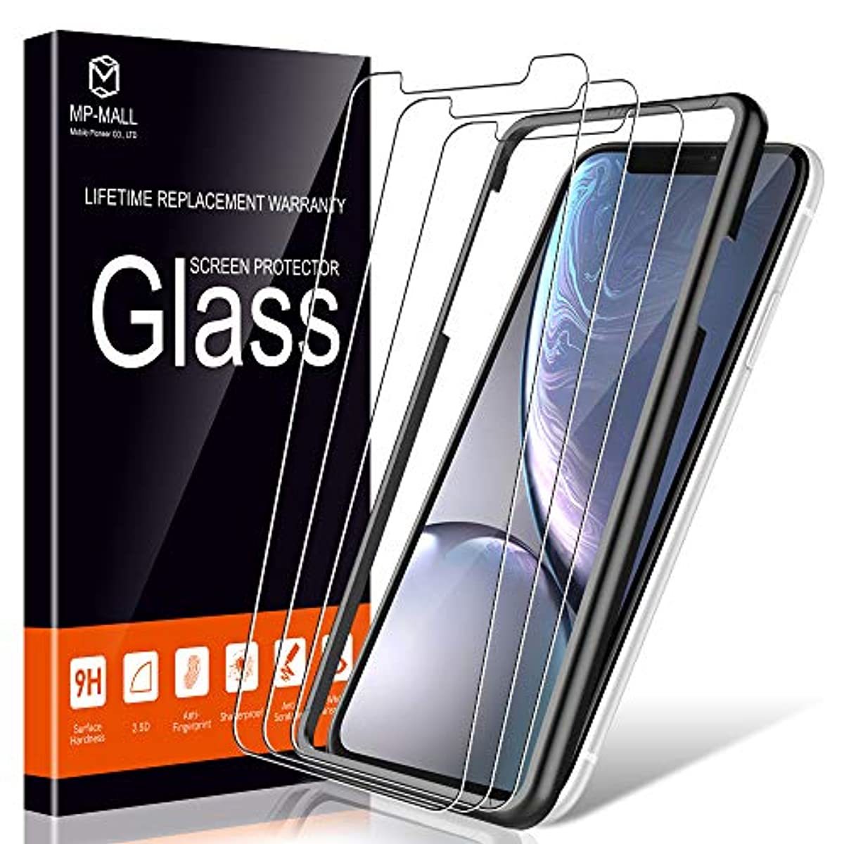 MP-MALL [3-Pack] Screen Protector for iPhone 11 / iPhone XR 6.1