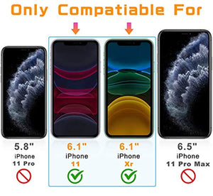 NEARPOW Screen Protector for iPhone 11 / iPhone XR, [4 Pack] Tempered Glass Screen Protector for Apple iPhone XR 6.1" 2018 / iPhone 11 2019, [Fit with Most Cases][Easy Installation Frame][9H Hardness] - Redpepper Cases