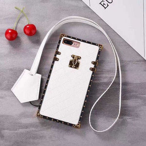Note 9 Square Plaid Leather Strap Case - Redpepper Cases