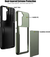 Load image into Gallery viewer, Nvollnoe Samsung S22 Plus Case Slot Wallet Duty Protective Galaxy S22 Plus Case - Redpepper Cases