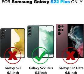 Nvollnoe Samsung S22 Plus Case Slot Wallet Duty Protective Galaxy S22 Plus Case - Redpepper Cases