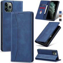 Load image into Gallery viewer, OnePlus 11 5G Leather Magnetic Folio Cover Protective Phone Case Black - Redpepper Cases