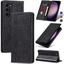 Load image into Gallery viewer, OnePlus 11 5G Leather Magnetic Folio Cover Protective Phone Case Black - Redpepper Cases