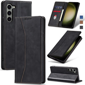 OnePlus 11 5G Leather Magnetic Folio Cover Protective Phone Case Black - Redpepper Cases