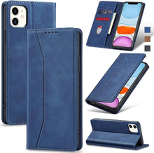 Load image into Gallery viewer, OnePlus 11 5G Leather Magnetic Folio Cover Protective Phone Case Black - Redpepper Cases