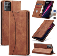 Load image into Gallery viewer, OnePlus 11 5G Leather Magnetic Folio Cover Protective Phone Case Black - Redpepper Cases