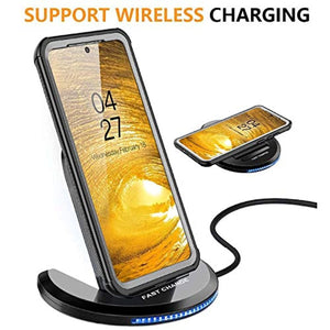 Oterkin Samsung Galaxy S20 Plus Case, Full Body Rugged Heavy Duty Clear Bumper Case Wireless Charging Support Durable Cover Case for Galaxy S20 Plus (2020) - Redpepper Cases