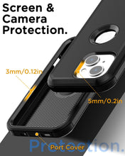 Load image into Gallery viewer, Phone 15 Plus Case Protection Shockproof Military Protective Tough Durable Cover - Redpepper Cases