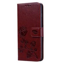 Load image into Gallery viewer, Phone Cases For Samsung Galaxy S10e PU Leather Rose Flowers Women Anti-knock Flip Case Cover For Samsung Galaxy S10 Plus S10+ - Redpepper Cases