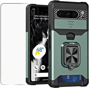 Pixel 8 Pro Case Wallet Detachable Credit Card Holder Screen Protector Phone Case - Redpepper Cases